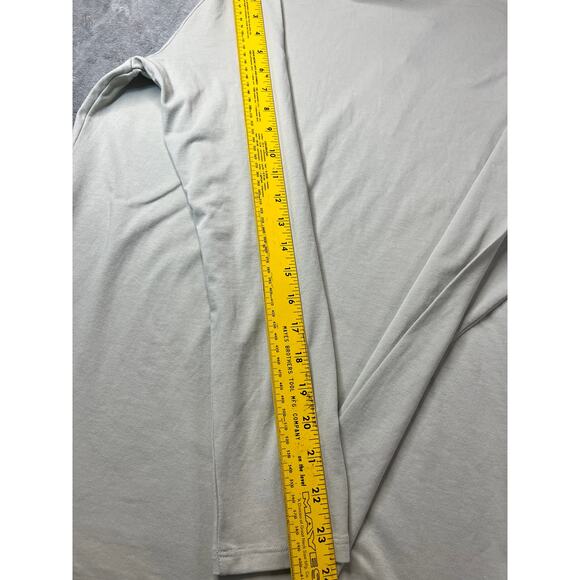 Universal Standard NEW S Mineral Gray Jersey Turtleneck Long Sleeve - Picture 6 of 8